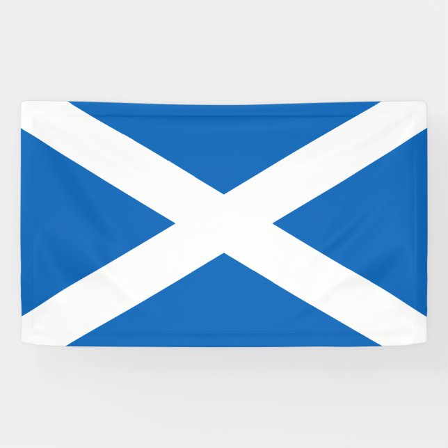 Schottische Flagge (Salreifen) (Schottische Flagge Banner (Horizontal)