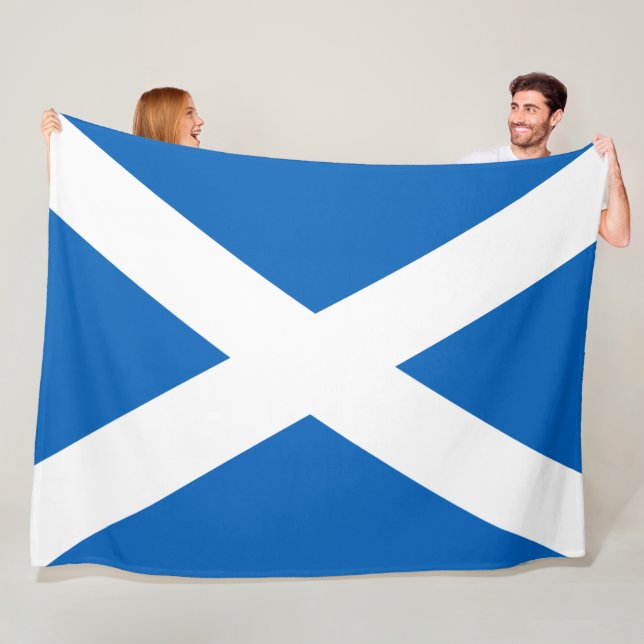 Schottische Flagge (Salreifen) (Schottische Flagge Fleecedecke (Beispiel)