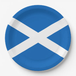 Schottische Flagge (Salreifen) (Schottische Flagge Pappteller