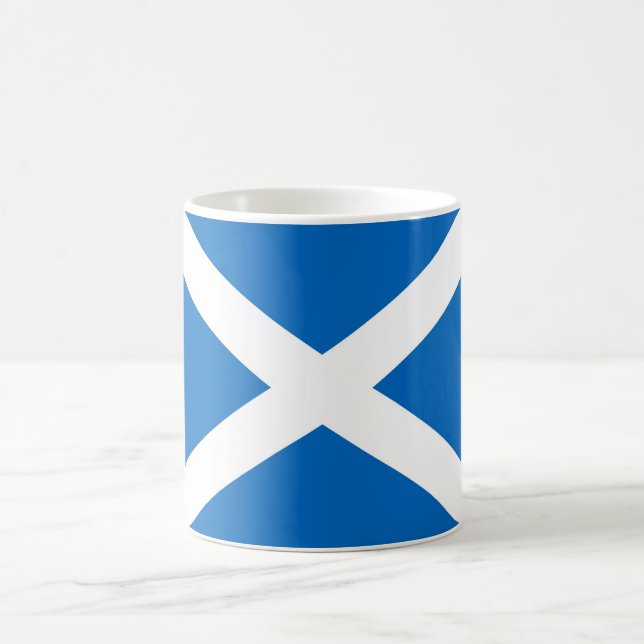 Schottische Flagge / Salreifen-Tasse Kaffeetasse (Mittel)