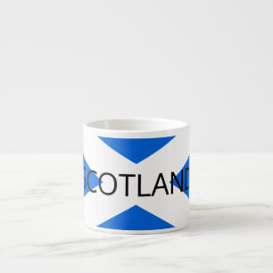 Schottische Flagge - schottischer Minister Espressotasse
