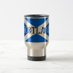 Schottische Flagge Schottland Invertierter Schlamm Reisebecher