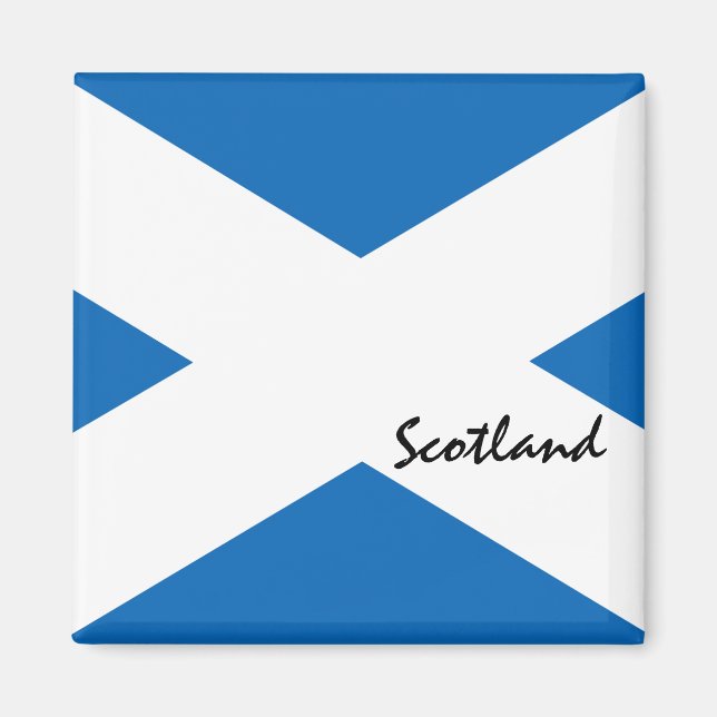 Schottische Flagge & Schottland Land Patriots/Spor Magnet (Vorne)