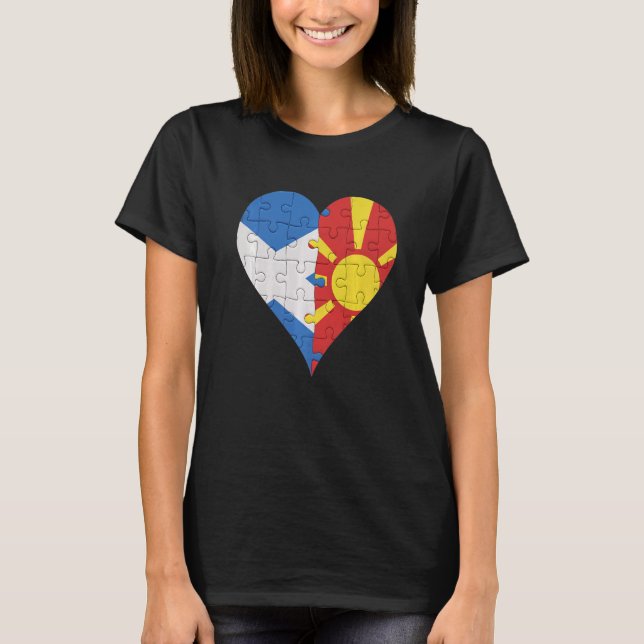 Schottische Flagge T-Shirt (Vorderseite)