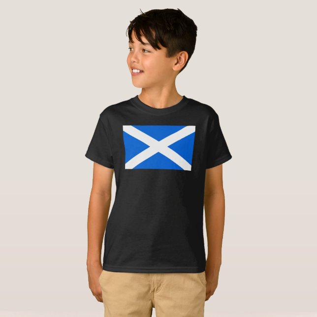 schottische Flagge T-Shirt (Vorne ganz)