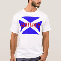 Schottische Flagge. T-Shirt