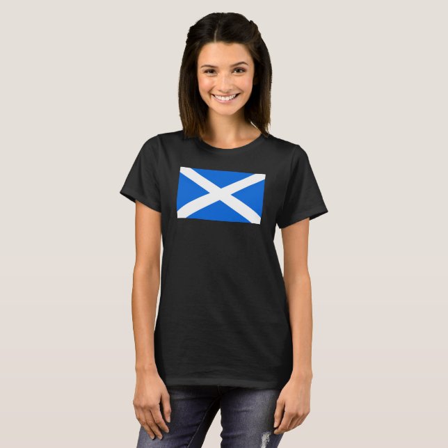 Schottische Flagge T-Shirt (Vorne ganz)