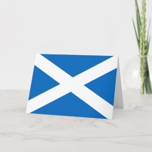 Schottische Flagge von Schottland, Saint-Andrew-Kr Karte