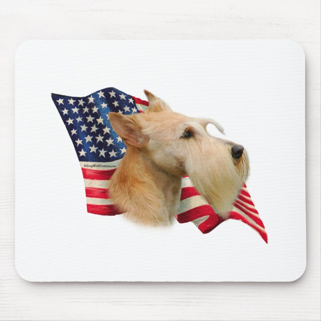 Schottische Flagge (Weizen) Mousepad (Vorne)