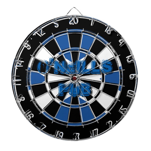 Schottische Flagge - Zolldartboard in Schottland Dartscheibe (vorne)
