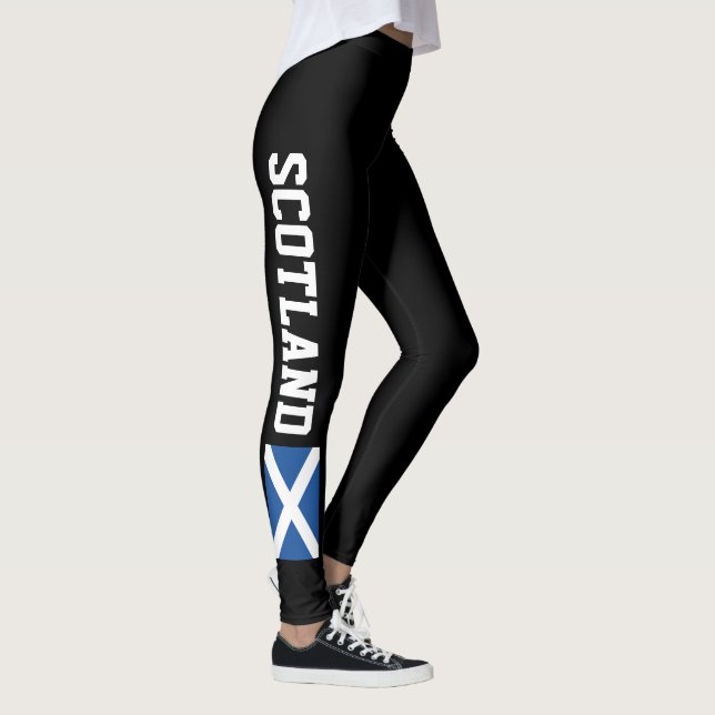 Schottische Flaggen-Leggings für Fitness trägt Leggings (Rechts)