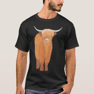 Schottische Highland-Rindfleisch-Kuh Viehzucht Org T-Shirt