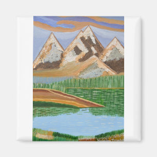 Schottische Highlands 3 Magnet