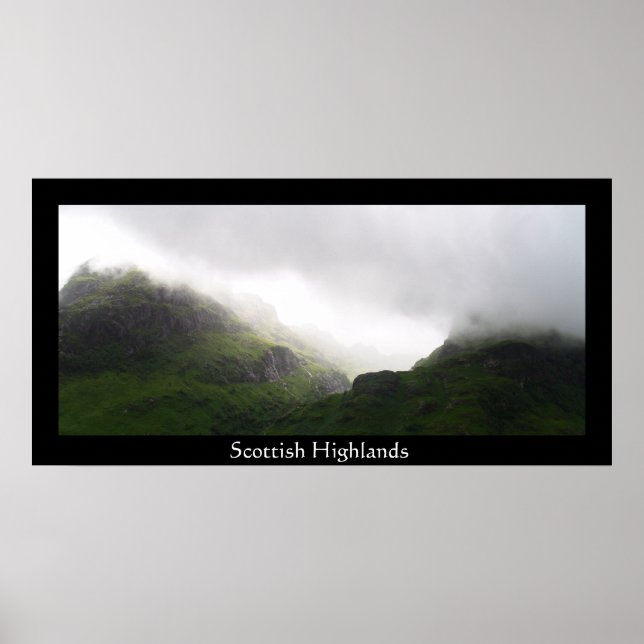 Schottische Highlands Poster (Vorne)