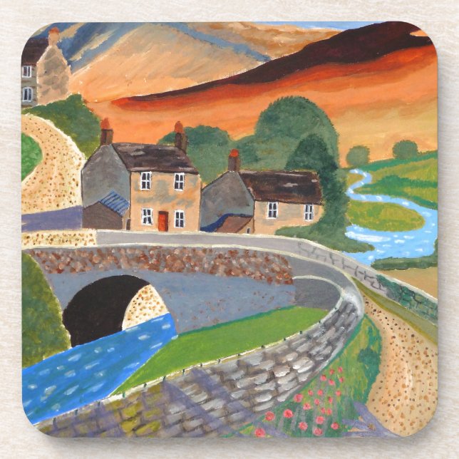 Schottische Highlands Untersetzer (Vorderseite)