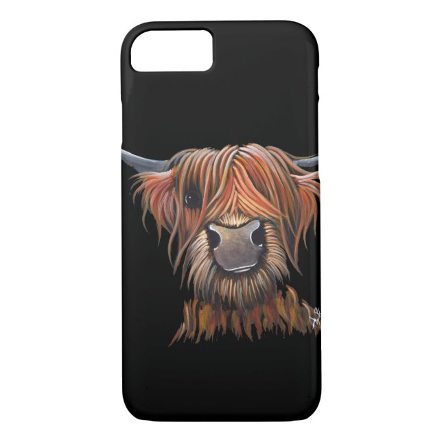 Schottische Hochland-Kuh Galaxie "BRUCE" Iphone Case-Mate iPhone Hülle (Rückseite)