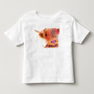 Schottische Hochland-Kuh "SÜSSE SATSUMA" durch Kleinkind T-shirt