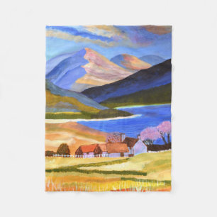 Schottische Hochlandfleece-Decke Fleecedecke