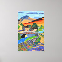 Schottische Hochlandkunst Leinwand