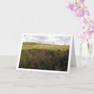 Schottische Hochlandlandlandschaft Karte