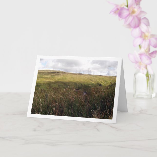 Schottische Hochlandlandlandschaft Karte (Orchidee)