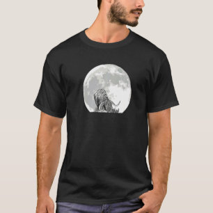 Schottische Hochlandrinder im Mondlicht Rinderzüch T-Shirt