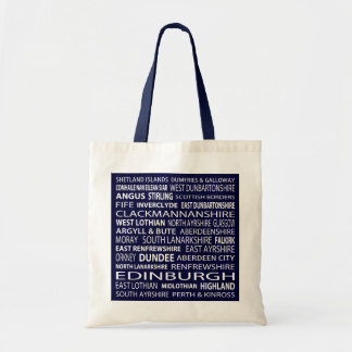 Schottische Landkreise Tragetasche