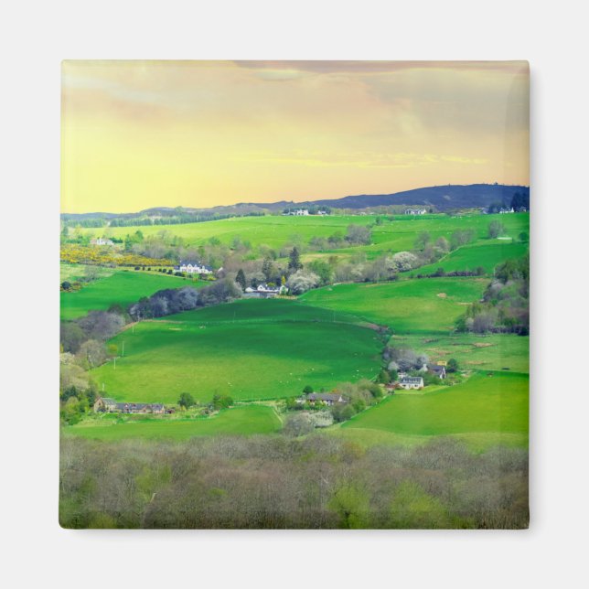 Schottische Landschaft Magnet (Vorne)