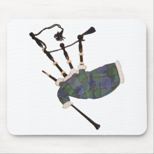 schottische Plaid Dudelsäcke Mousepad