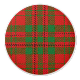 Schottische Pracht Clan Livingstone Tartan Karo Keramikknauf