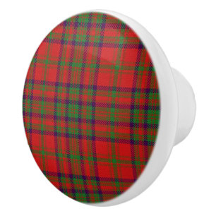 Schottische Pracht Clan Matheson Tartan Karo Keramikknauf