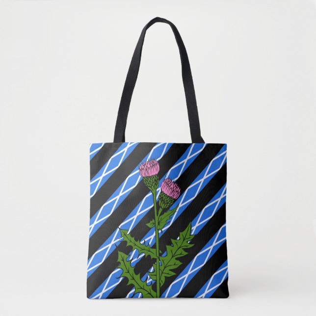Schottische Streifenflagge Tasche (Vorderseite)