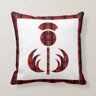 Schottische Tartan-Distel mit gälischem Kissen