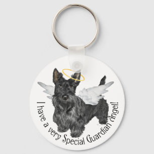 Schottische Terrier Engel Schlüsselanhänger