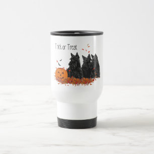 Schottische Terrier Halloween Reisebecher