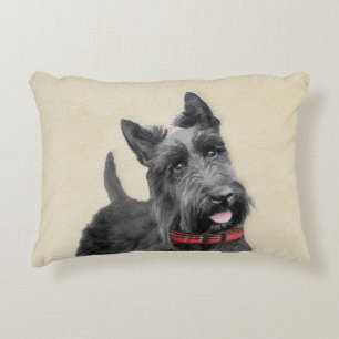 Schottische Terrier-Malerei - niedliche Zierkissen