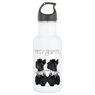 Schottische Terrier Party Tier Edelstahlflasche