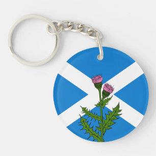 Schottische Thistle Schlüsselanhänger