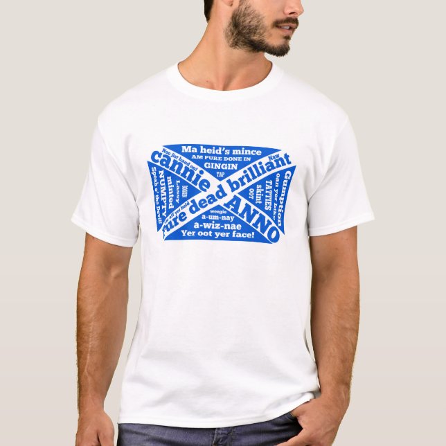 Schottische Umgangssprache und Phrasen T-Shirt (Vorderseite)