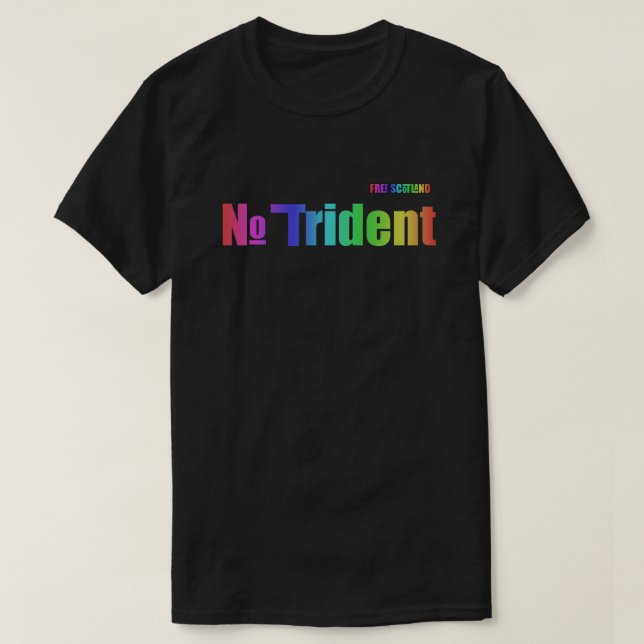Schottische Unabhängigkeit freies Schottland kein T-Shirt (Design vorne)