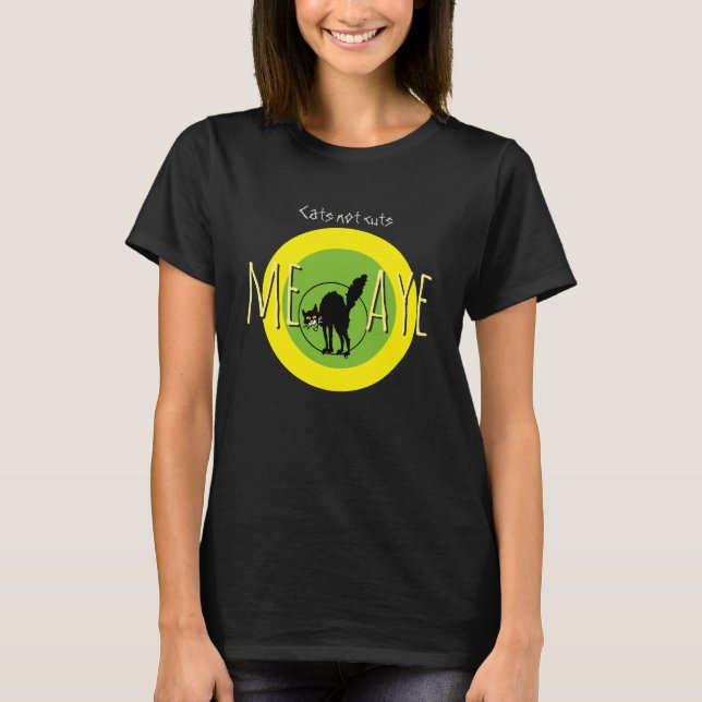 Schottische Unabhängigkeit ja Sabo Katze T-Shirt (Vorderseite)
