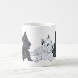 Schottische und westliche Hochland-Weiße Tasse