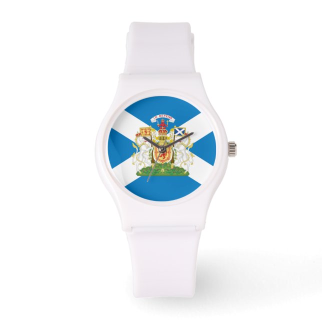 Schottische Wappen Armbanduhr (Vorderseite)