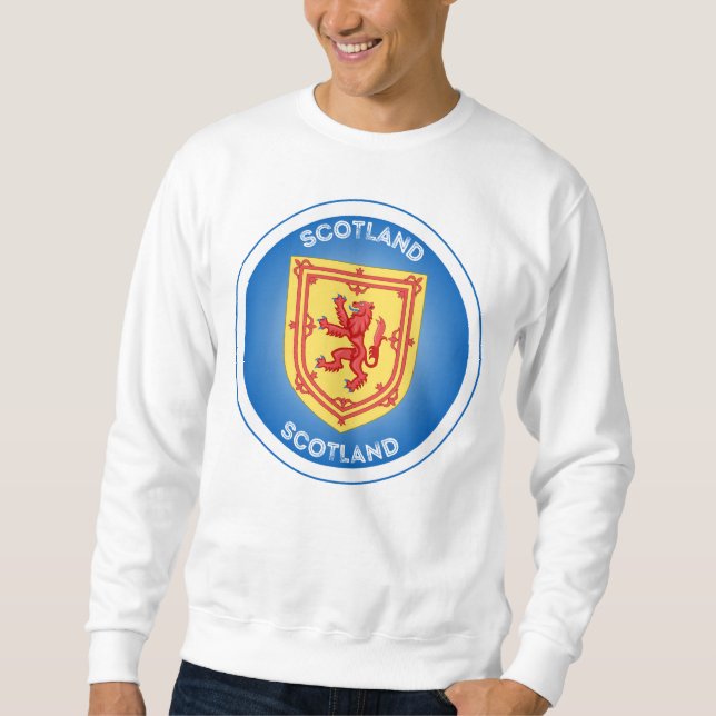 Schottische Wappen-Circle-Shape Sweatshirt (Vorderseite)
