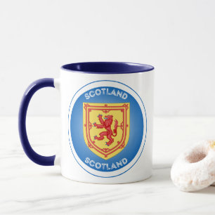 Schottische Wappen-Circle-Shape Tasse