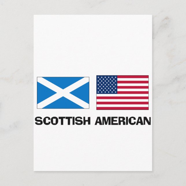 Schottischer Amerikaner Postkarte (Vorderseite)