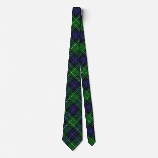 Schottischer Clan Abercrombie Tartan Krawatte (Vorderseite)
