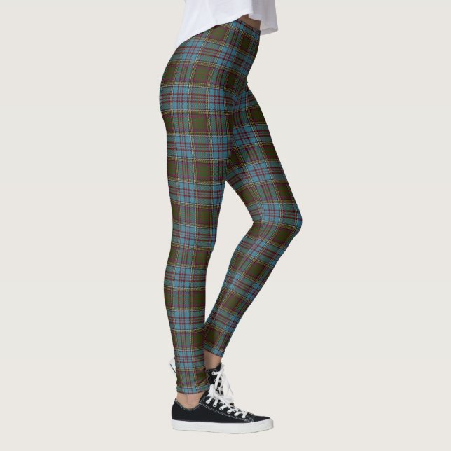 Schottischer Clan-AndersonTartan Leggings (Rechts)