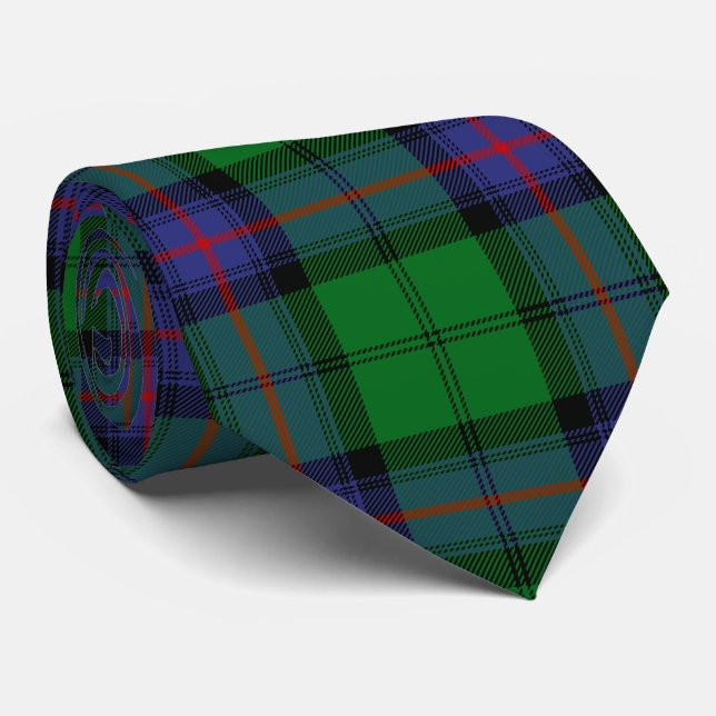 Schottischer Clan-ArmstrongTartan kariert Krawatte (Gerollt)