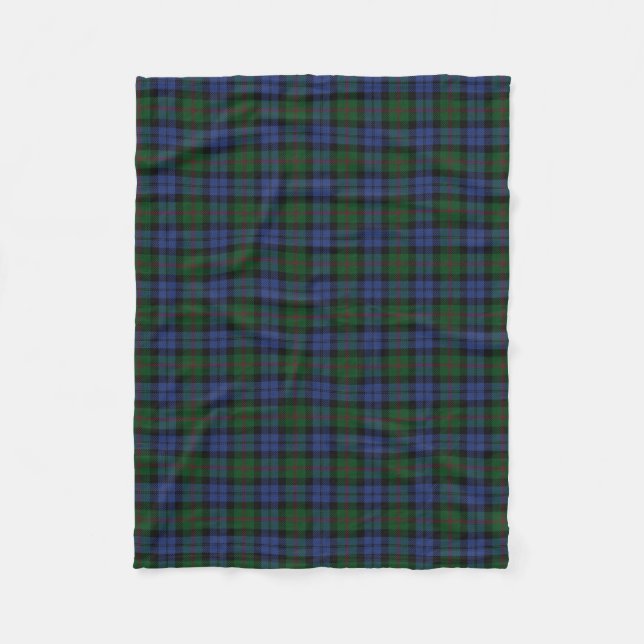 Schottischer Clan-Baird-KlassikerTartan Fleecedecke (Vorderseite)